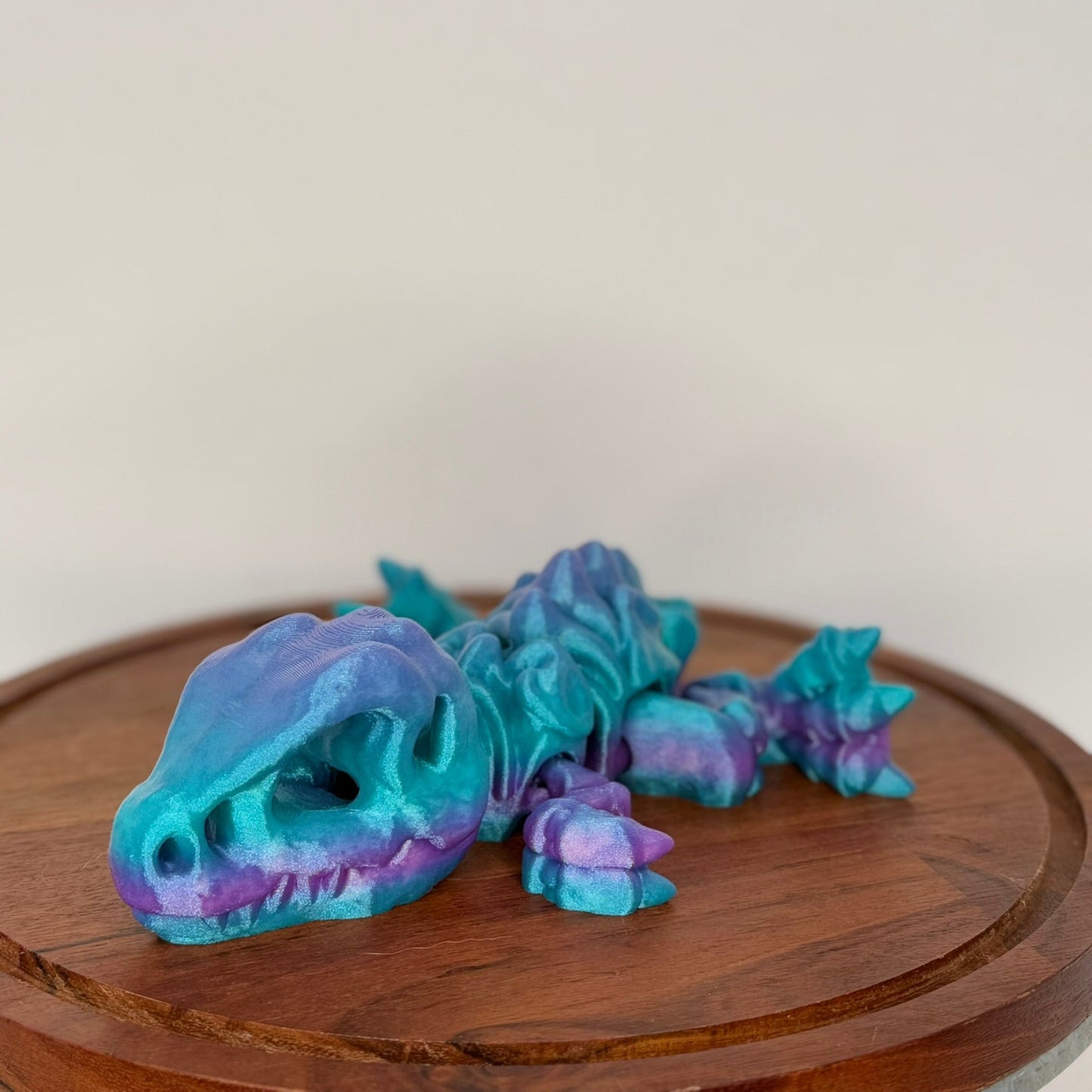 Large Articulated 3D Printed T-Rex Skeleton Fidget Toy, Valentines Day & Birthday Gift