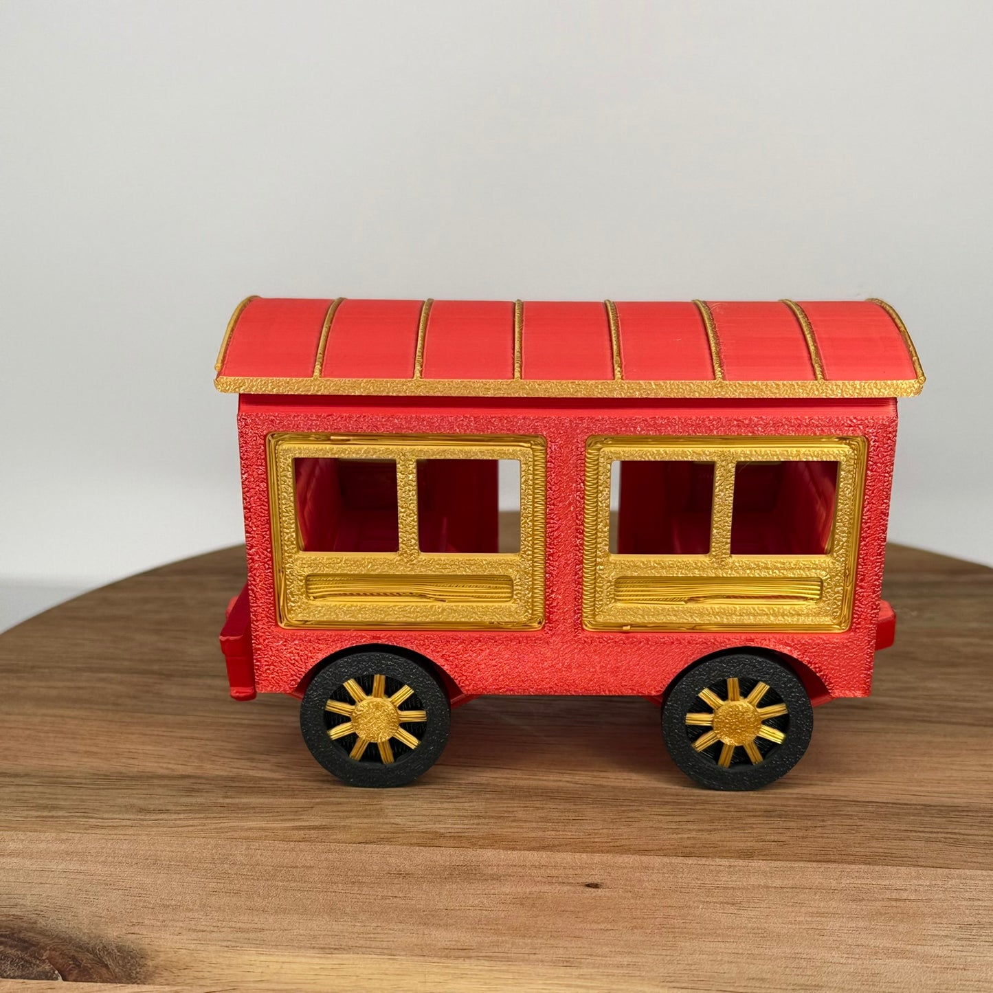 Rolling Train Set | Engine, Passenger & Cargo Car | Perfect for Pocket Pals, Mini Figures and Imaginative Play!