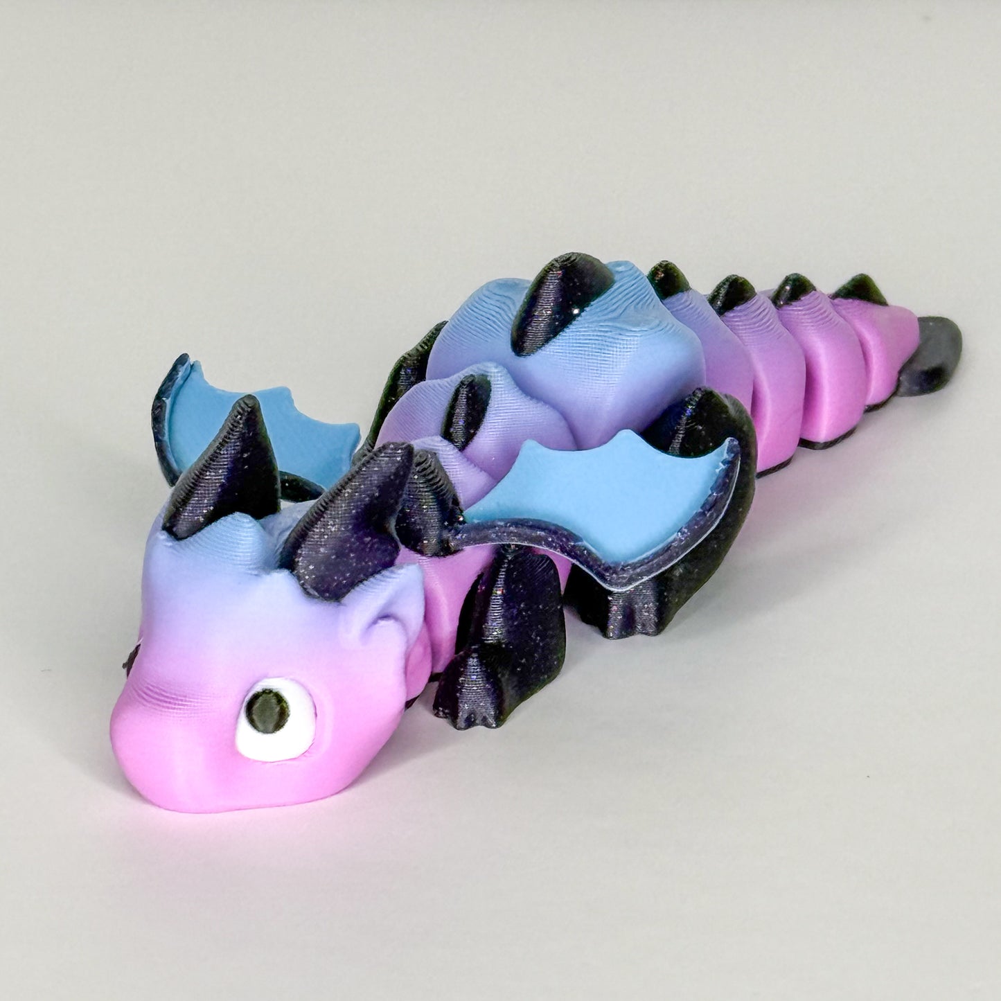 Articulated Baby Dragon with Castle – Choose Your Dragon & Castle Combo | Desk Decor Pencil Holder