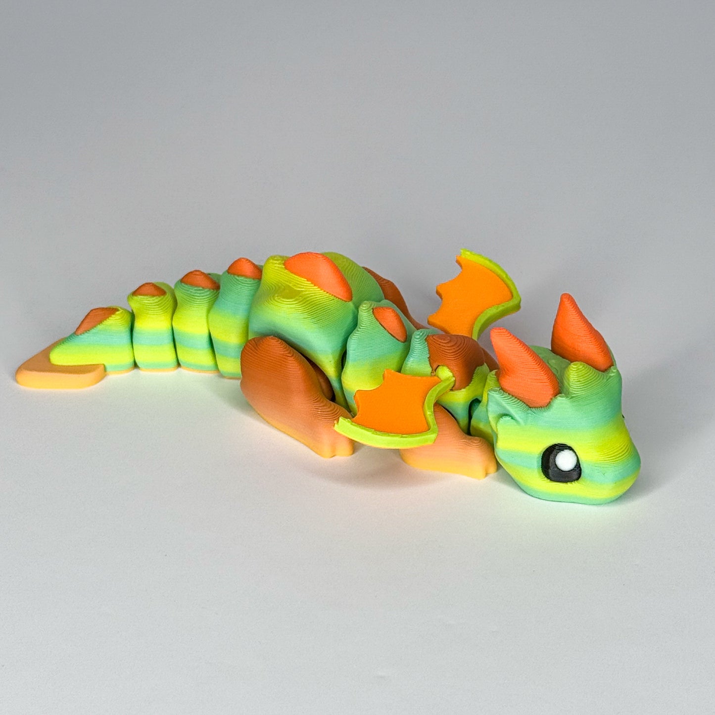 Articulated Baby Dragon with Castle – Choose Your Dragon & Castle Combo | Desk Decor Pencil Holder
